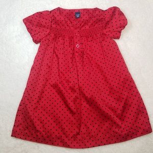 Baby Gap satin bubble dress